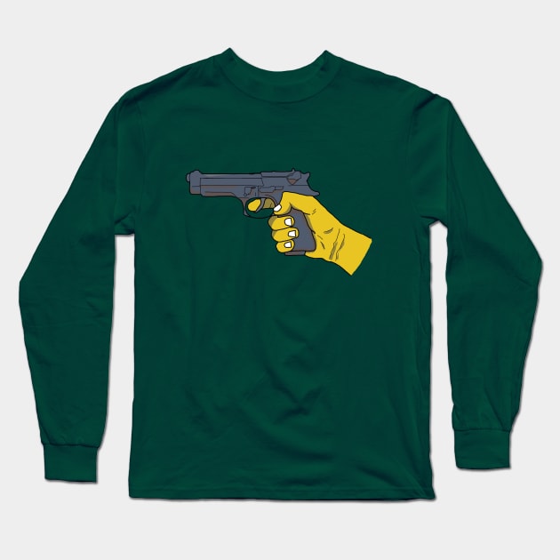 gun Long Sleeve T-Shirt by ichsan_maulana22